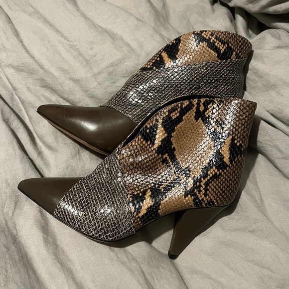 isabel marant python boots